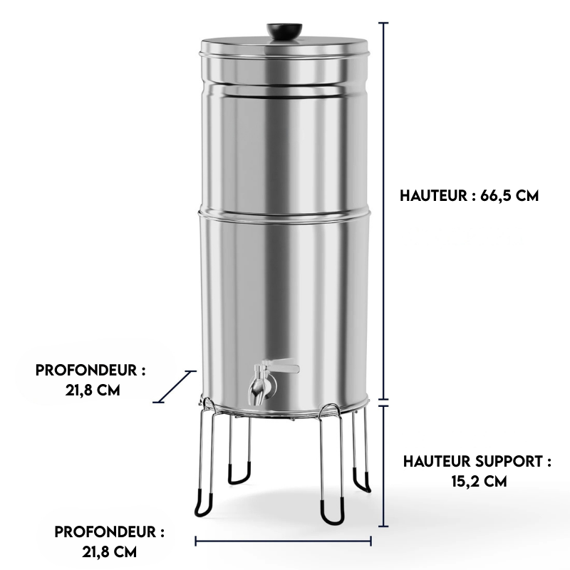 Le filtre à eau par gravité - PURENCIA
